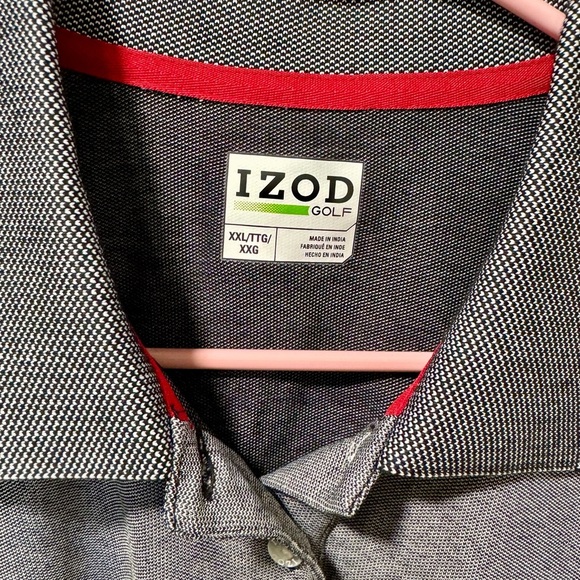 Izod Gray Polo Shirt - Picture 2 of 3